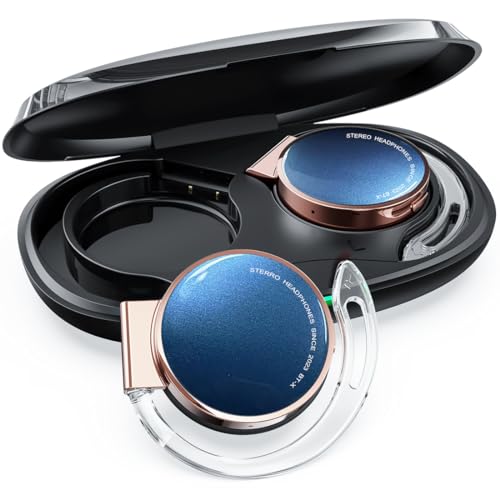 On Ear Kopfhörer Bluetooth V5.3, Open Ear Kopfhörer Kabellos Buetooth, Clip On Kopfhörer Sport Headset Bluetooth mit 4-Mikrofon, Comfort Fit Ohrhaken Ohrhörer On Ear Kopfhörer Bluetooth V5.3, Open Ear Kopfhörer Kabellos Buetooth, Clip On Kopfhörer Sport Headset Bluetooth mit 4-Mikrofon, Comfort Fit Ohrhaken Ohrhörer von Micool