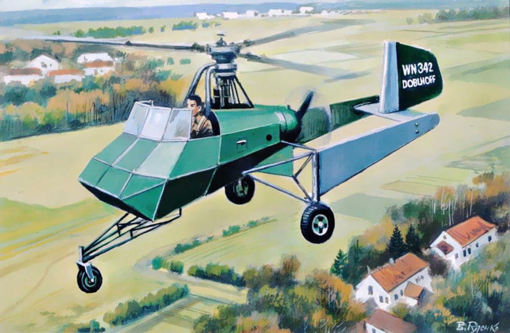 Doblhoff WNF 342 German WWII helicopter Doblhoff WNF 342 German WWII helicopter von Micro Mir