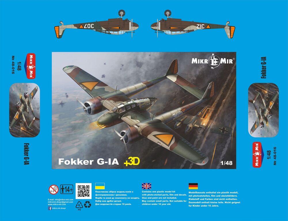 Fokker G-IA + 3D details Fokker G-IA + 3D details von Micro Mir