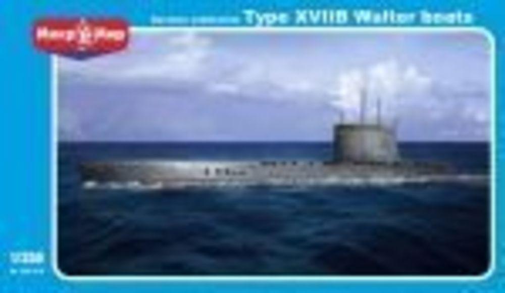 German submarine U-boat type XVIIB Walter von Micro Mir