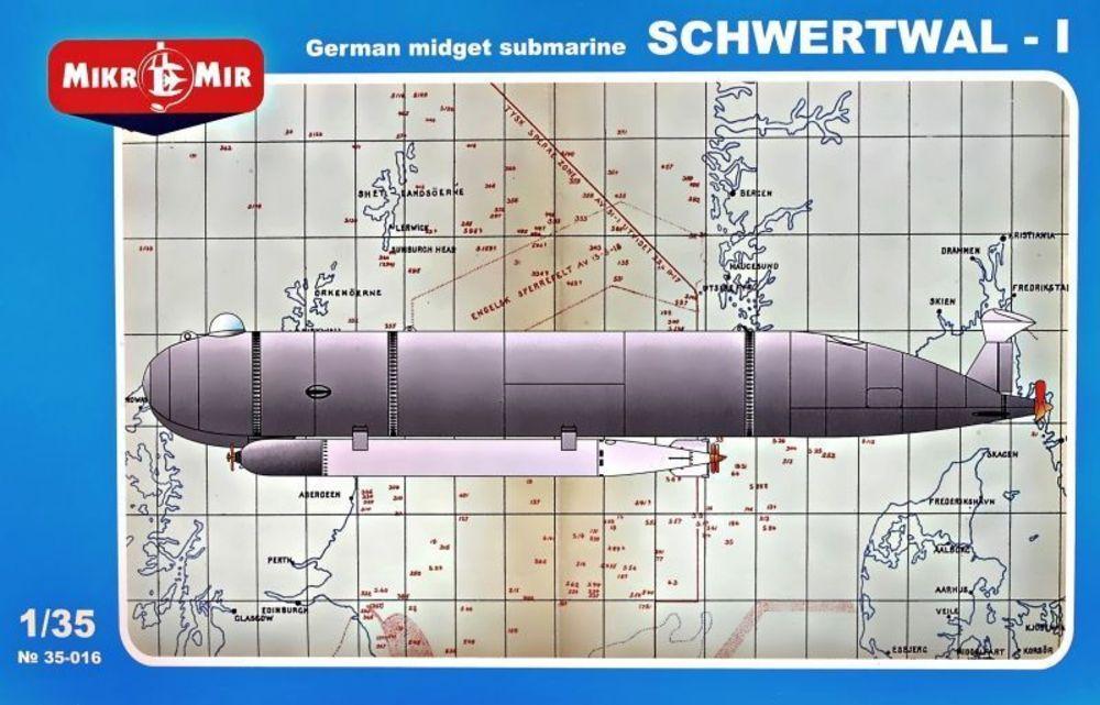 Schwertwal-I German midget submarine Schwertwal-I German midget submarine von Micro Mir
