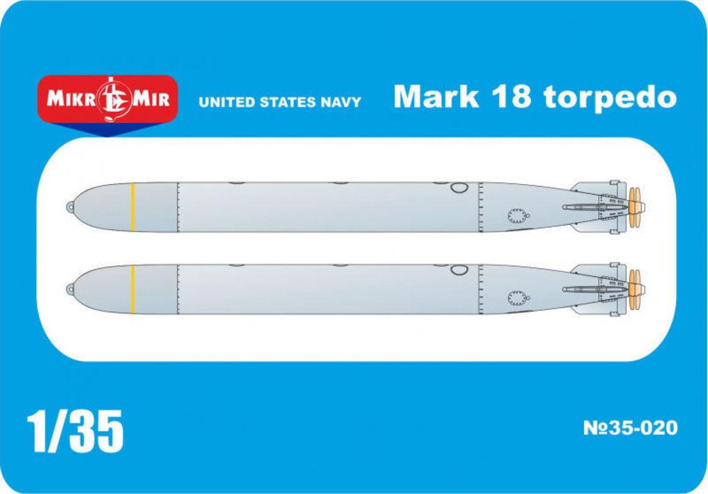 US NAVY Mark 18 torpedo, 2 pcs US NAVY Mark 18 torpedo, 2 pcs von Micro Mir
