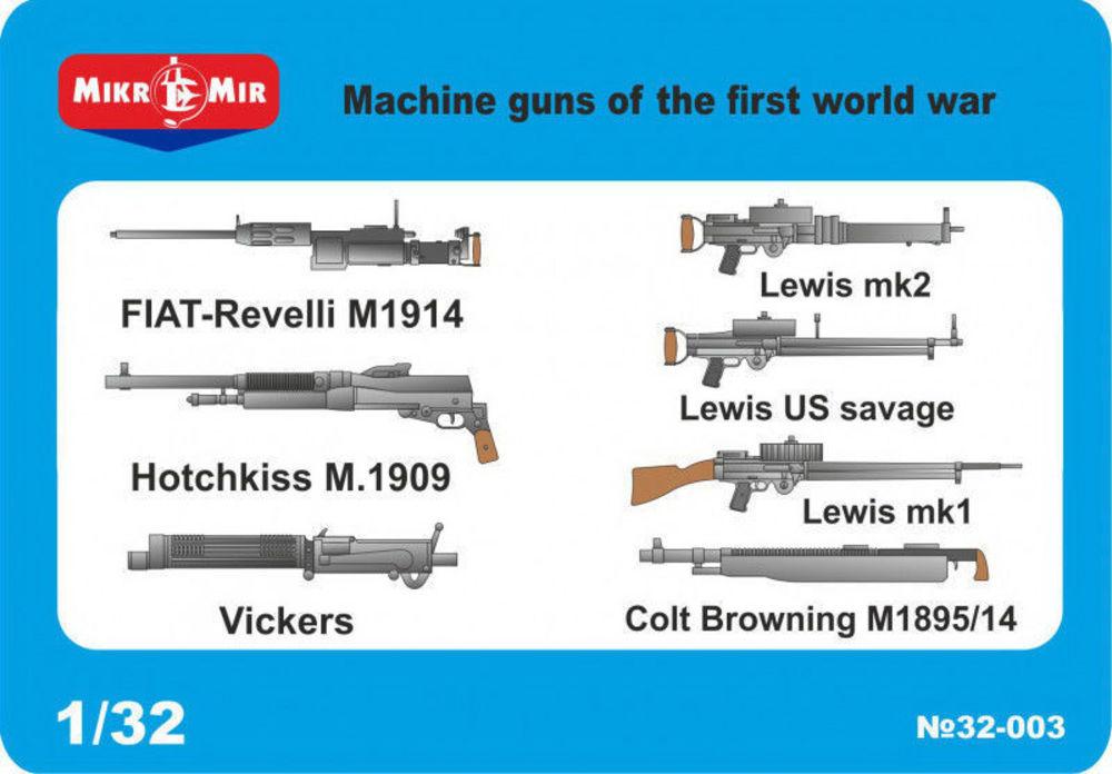 WWI machine guns von Micro Mir