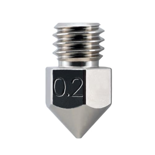 Micro Swiss Plated Wear Resistant Nozzle MK8 MakerBot, CraftBot, BQ Witbox, BQ Prusa I3 Hephestos 0.2mm Micro Swiss Plated Wear Resistant Nozzle MK8 MakerBot, CraftBot, BQ Witbox, BQ Prusa I3 Hephestos 0.2mm von Micro-Swiss