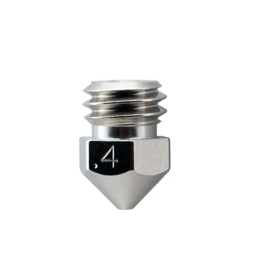 MicroSwiss Düse 0.4mm für Creality CR-X, CR-X Pro, Sovol SV02 Brass Plated Wear Resistant Nozzle 0 von Micro-Swiss