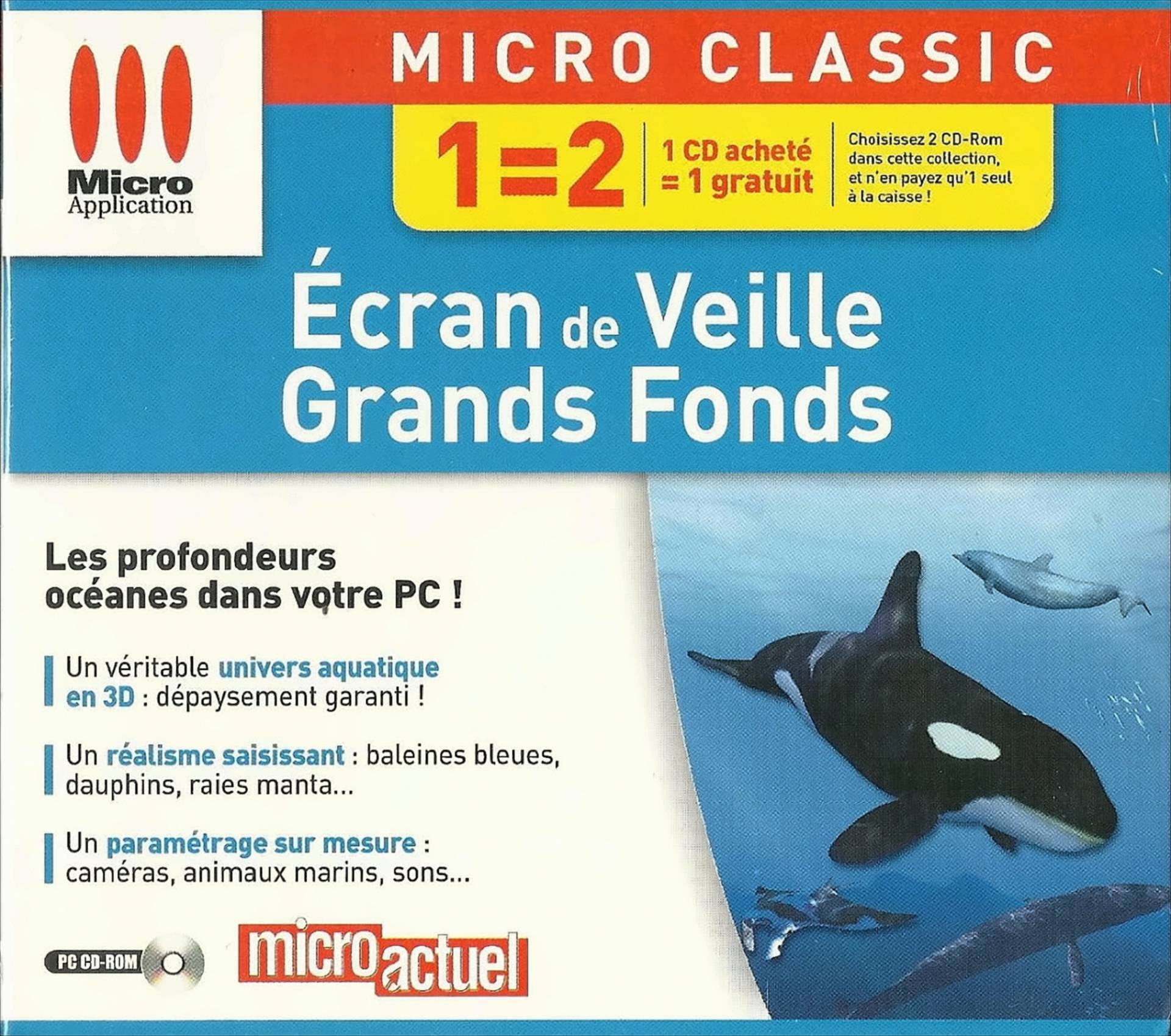 Ecran de veille Grands fonds (französische Version) von MicroApplication