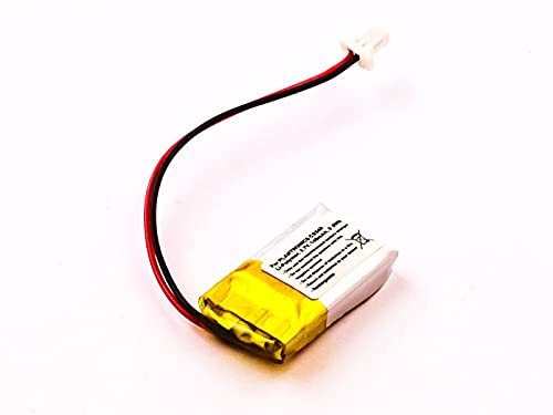 MicroBattery MBHS0004 Lithium-Polymer (LiPo), 140 mAh, 3,7 V, wiederaufladbarer Akku (140 mAh, Lithium-Polymer (LiPo), 3,7 V von MicroBattery