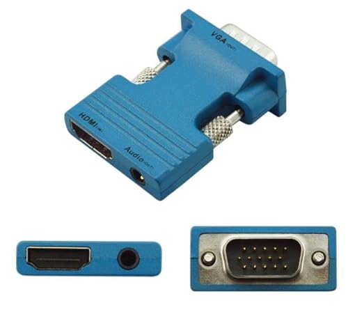 MicroConnect Spain Hdmivgaaudioblue HDMI/VGA Adapter blau von MicroConnect Spain