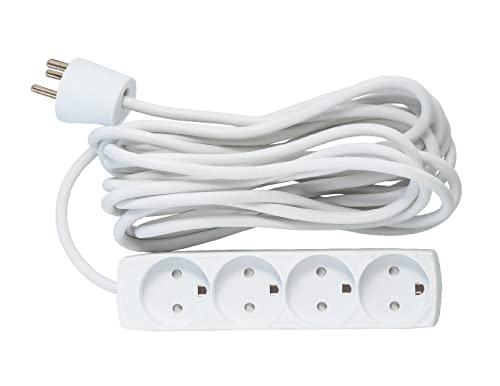 4-Way Danish Power Strip 5m von MicroConnect