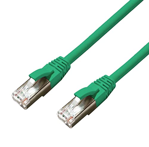 CAT6A S/FTP 15m Green LSZH von MicroConnect