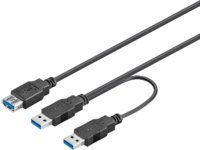 MicroConnect 0,3 m USB 3.0 0,3 m Micro zu schwarz von MicroConnect