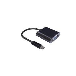 MicroConnect - Externer Videoadapter - USB-C - VGA - Schwarz von MicroConnect