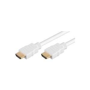 MicroConnect - HDMI-Kabel - HDMI männlich zu HDMI männlich - 50 cm - weiß von MicroConnect
