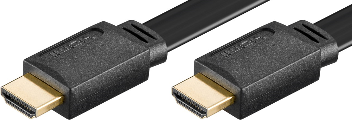 MicroConnect - HDMI mit Ethernetkabel - HDMI (M) bis HDMI (M) - 1.5 m - Schwarz - flach von MicroConnect