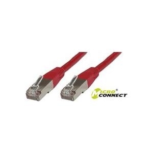 MicroConnect - Netzwerkkabel - RJ-45 (M) bis RJ-45 (M) - 5 m - SSTP-Kabel - CAT 6 - Rot von MicroConnect