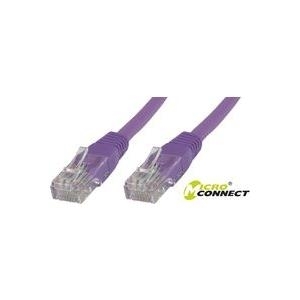 MicroConnect - Netzwerkkabel - RJ-45 (M) bis RJ-45 (M) - 5 m - UTP - CAT 5e - geschirmt, verseilt - lila von MicroConnect