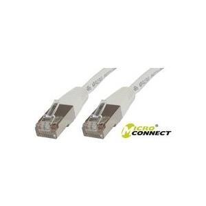 MicroConnect - Netzwerkkabel - RJ-45 (M) bis RJ-45 (M) - 50 cm - SSTP-Kabel - CAT 6 - halogenfrei - wei� von MicroConnect