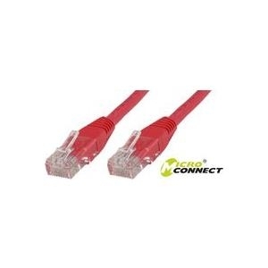 MicroConnect - Netzwerkkabel - RJ-45 (M) zu RJ-45 (M) - 25 m - UTP - CAT 6 - Rot von MicroConnect