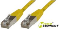 MicroConnect - Netzwerkkabel - RJ-45 (M) zu RJ-45 (M) - 5 m - SSTP-Kabel - CAT 6 - halogenfrei, verseilt - Gelb von MicroConnect