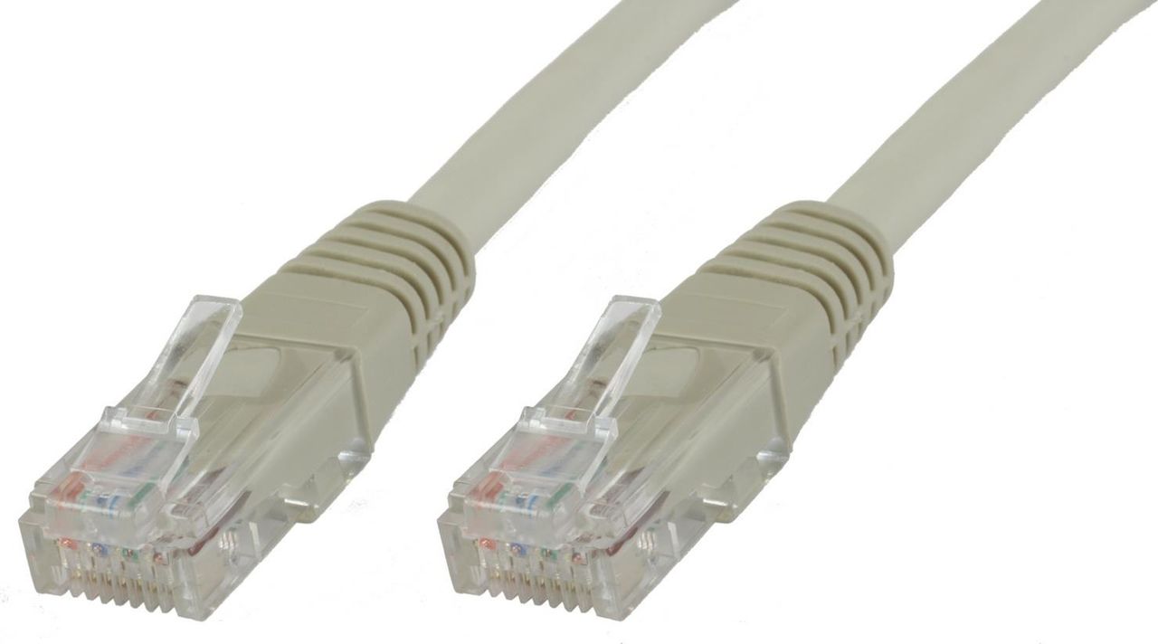 MicroConnect - Netzwerkkabel - RJ-45 (M) zu RJ-45 (M) - 90 m - UTP - CAT 6 - halogenfrei, verseilt - Grau von MicroConnect