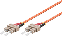 MicroConnect - Netzwerkkabel - SC/PC-Multimodus (M) zu SC/PC-Multimodus (M) - 50 m - Glasfaser - 62,5/125 Mikrometer - OM1 - orange von MicroConnect