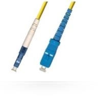 MicroConnect - Netzwerkkabel - SC/UPC Einzelmodus (M) zu LC/UPC Einzelmodus (M) - 1 m - Glasfaser - 9/125 Mikrometer - OS1/OS2 - halogenfrei - Gelb von MicroConnect