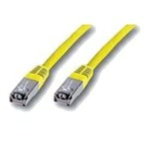 Microconnect STP 1 m Cat6 LSZH – Netzwerkkabel (RJ-45, RJ-45, Männlich/männlich, 2 x RJ-45, gelb) von Microconnect
