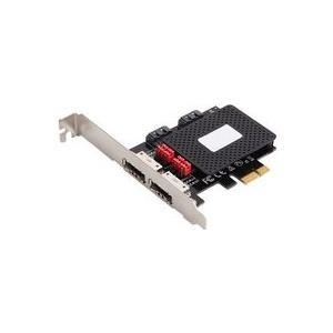 MicroConnect - Speichercontroller (RAID) - 2 Sender/Kanal - SATA 6Gb/s / eSATA 6Gb/s - 600 MBps - PCIe 2.0 x1 von MicroConnect