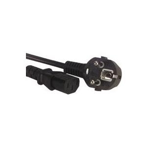 MicroConnect - Stromkabel - IEC 60320 - 1.8 m - 90° Stecker - Schwarz von MicroConnect