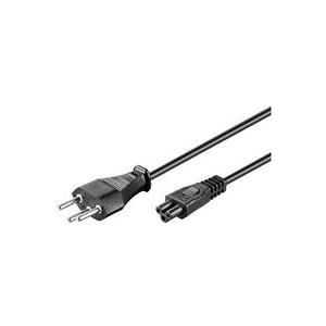 MicroConnect - Stromkabel - SEV 1011 (M) zu IEC 60320 C5 - Wechselstrom 250 V - 2.5 A - 5 m - Schwarz von MicroConnect