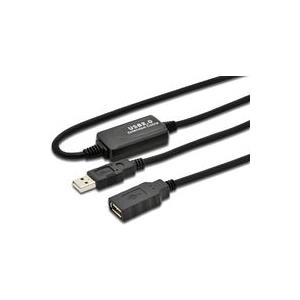 MicroConnect - USB-Verlängerungskabel - USB (W) zu USB (M) - USB 2.0 - 10 m - aktiv von MicroConnect
