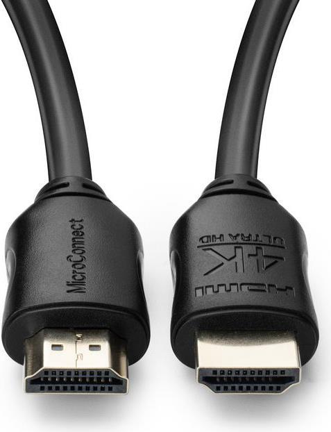MicroConnect - Ultra High Speed - HDMI-Kabel mit Ethernet - HDMI männlich zu HDMI männlich - 7.5 m - Dreifachisolierung - Schwarz - Dolby DTS-HD Master Audio-Unterstützung, Dolby TrueHD-Unterstützung, unterstützt 4K 60 Hz (4096 x 2160) von MicroConnect