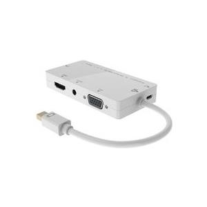 MicroConnect - Videokonverter - DisplayPort - DVI, HDMI, VGA - weiß von MicroConnect