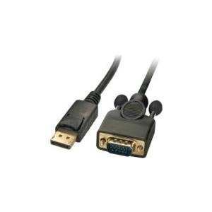 MicroConnect - Videokonverter - DisplayPort - VGA - Schwarz von MicroConnect