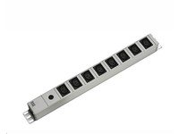 MicroConnect cabinetacc1 8 AC Outlet (S) 2 m grau Überspannungsschutz – Protektoren Überstrom-Schutz (8 Ausgang (S) AC, Koppler C13, 2 m, grau, 48,3 cm (19)) von MicroConnect