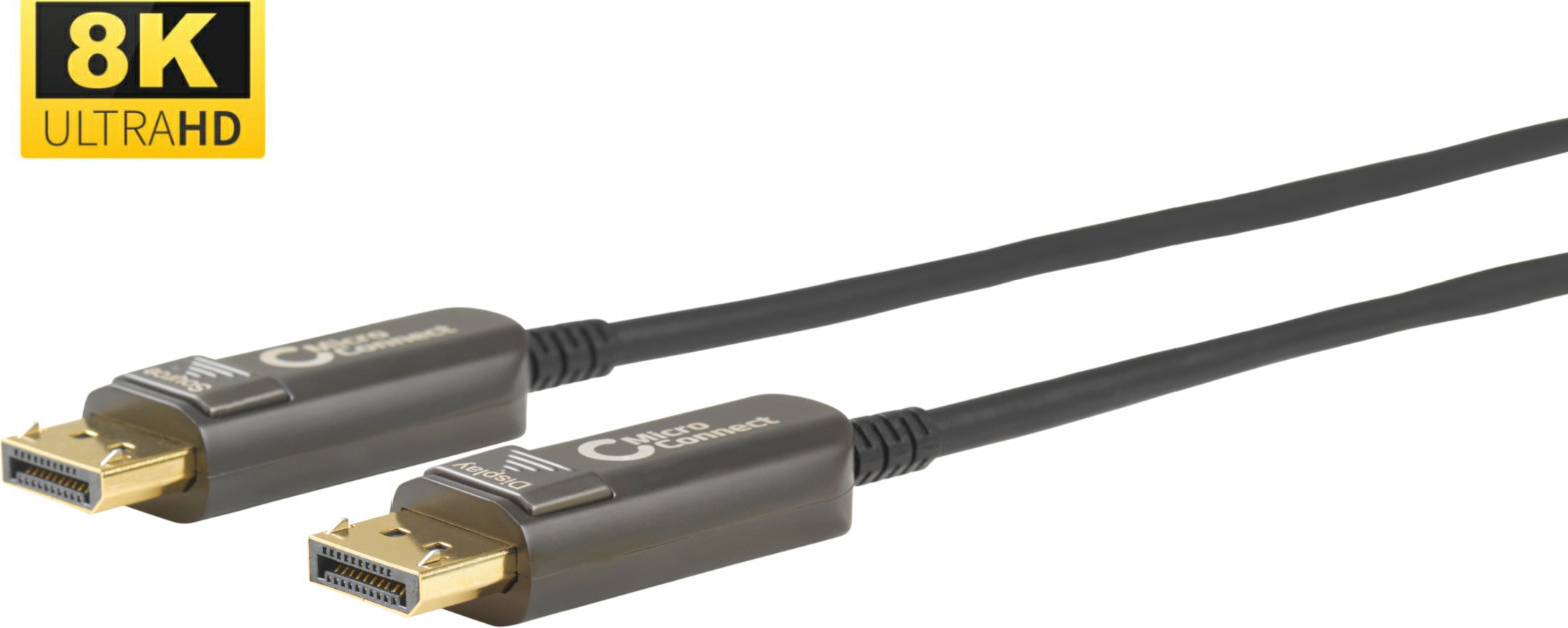 Microconnect DP-MMG-2000V1.4OP DisplayPort-Kabel 20 m Schwarz (DP-MMG-2000V1.4OP) von MicroConnect