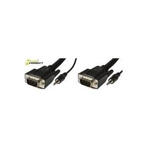 Microconnect MONGG7BMJ 7m VGA (D-Sub) + 3.5mm VGA (D-Sub) + 3.5mm Schwarz VGA-Kabel (MONGG7BMJ) von MicroConnect