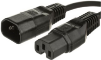 Microconnect PE011405 0.5m C14-Koppler C15-Koppler Schwarz Stromkabel (PE011405) von MicroConnect