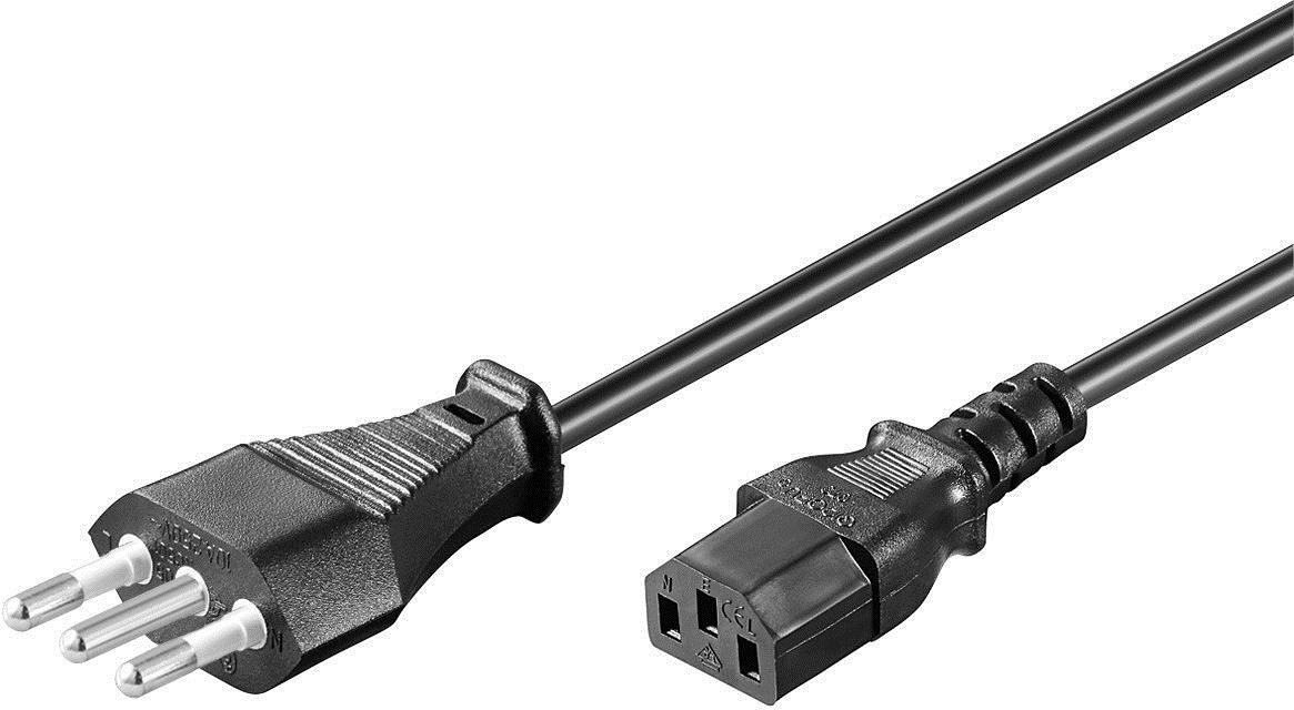 Microconnect PE100430 3m C13-Koppler Schwarz Stromkabel (PE100430) von MicroConnect