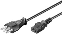 Microconnect PE100830 3m C5-Koppler Schwarz Stromkabel (PE100830) von MicroConnect