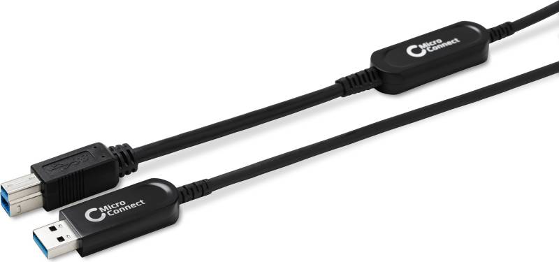 Microconnect USB3.0AB20BOP USB Kabel 20 m 3.2 Gen 1 (3.1 Gen 1) USB A USB B Schwarz (USB3.0AB20BOP) von MicroConnect