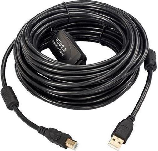 Microconnect USBAB15B-ACTIVE USB Kabel 15 m 2.0 USB A USB B Schwarz (USBAB15B-ACTIVE) von MicroConnect