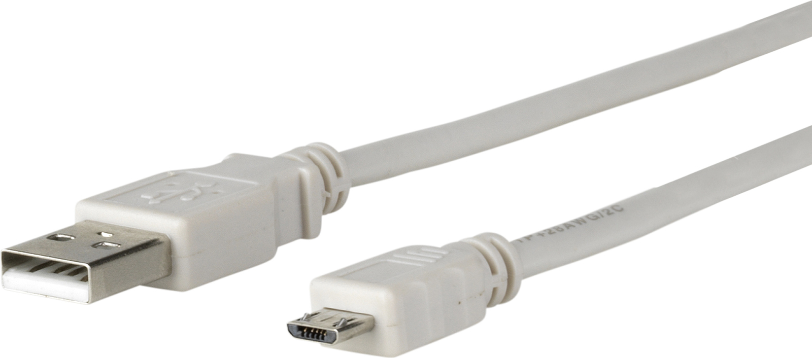 Microconnect USBABMICRO5G USB Kabel 5 m 2.0 Micro-USB B USB A Grau (USBABMICRO5G) von MicroConnect