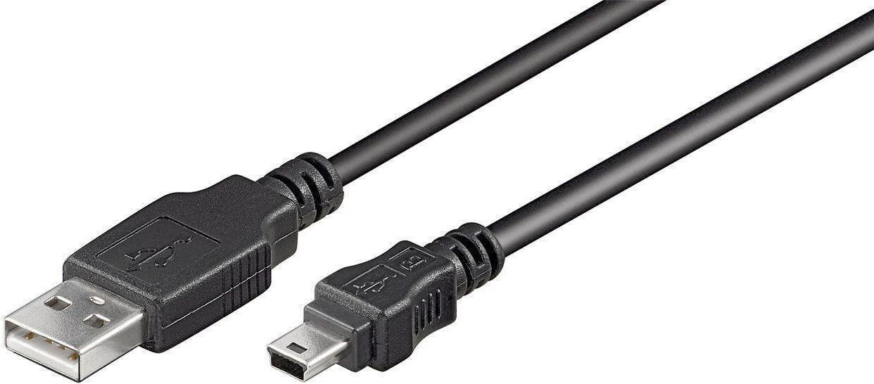Microconnect USBAMB510 10m USB A Mini-USB B Männlich Männlich Schwarz USB Kabel (USBAMB510) von MicroConnect