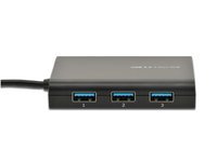 Microconnect USBETH3GB USB 3.0 Hub (3.1 Gen 1) Type-A schwarz - Hub (USB 3.0 (3.1 Gen 1) Type-A, RJ-45, USB 3.0 (3.1 Gen 1) Type-A, Schwarz, 1 Stück von MicroConnect