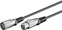 Microconnect XLRMF10 10m XLR (3-pin) XLR (3-pin) Schwarz Audio-Kabel (XLRMF10) von MicroConnect