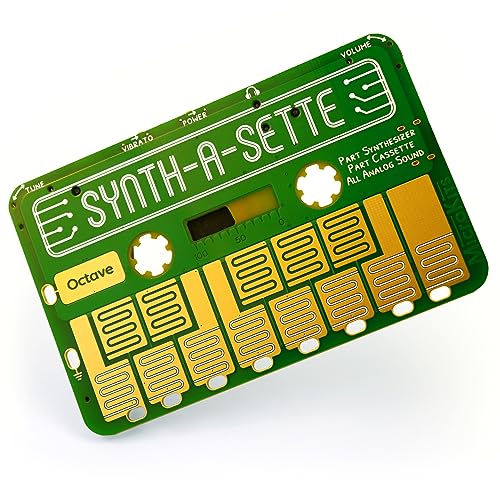 MicroKits Synth-a-Sette: Erstellen Sie Ihre eigene Bananen-Tastatur mit diesem analogen Synthesizer in Kassettengröße SN1-KIT von MicroKits