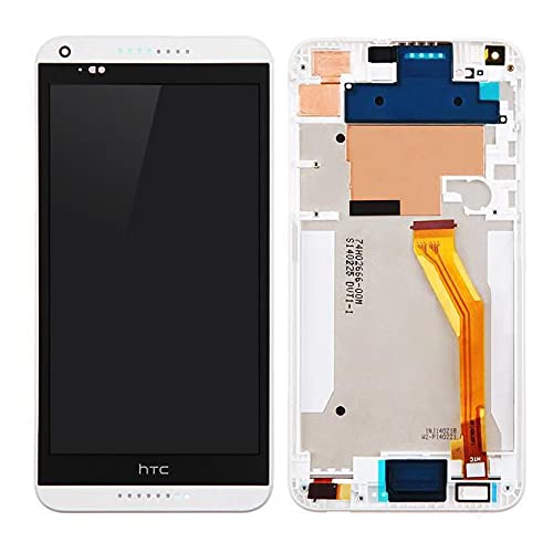 MicroSpareparts Mobile HTC Desire 816 LCD Screen and Digitizer with Front Frame, MSPP71566 (Digitizer with Front Frame Assembly White) von MicroSpareparts Mobile