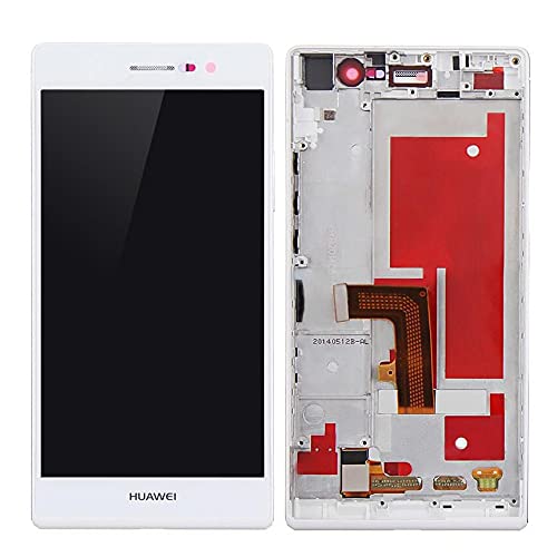 MicroSpareparts Mobile Huawei Ascend P7 LCD Screen and Digitizer with Front, MSPP72832 (and Digitizer with Front Frame Assembly White) von MicroSpareparts Mobile