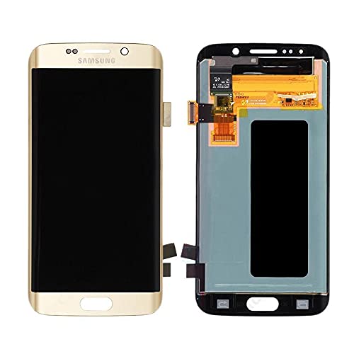 MicroSpareparts Mobile LCD Screen and Digitizer Assembly Gold, MSPP70961 (Assembly Gold Samsung Galaxy S6 Edge Series) von MicroSpareparts Mobile
